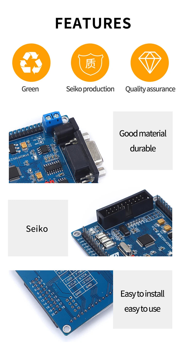 STM32 development board ARM industrial control board core board STM32F103C8T6 with RS485 CAN 485