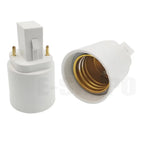 2Pin G24 To E27 Lamp Holder Adapter 1pc G24d To E26 LED Light Base Converter,Allow You Install E27 Standard Lamp in G24d Socket