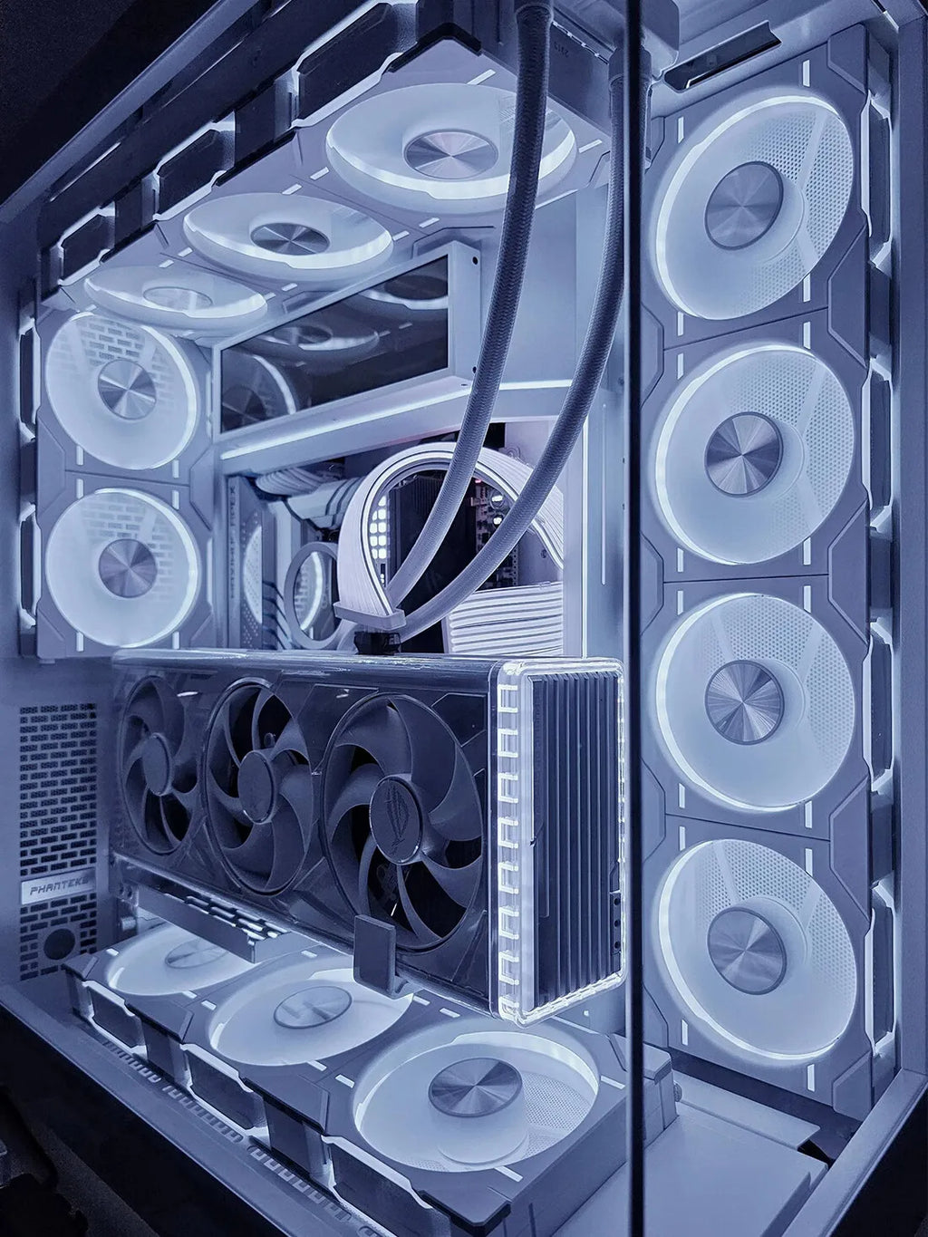 Phanteks D30-140 ARGB Case Fan 140mm CPU Cooling Fan 4PIN PWM Air Cooler Fans Wireless Splicing Computer Heat Dissipation Fan