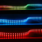WS2812B RGB IC Smart LED Strip 5050 Individually Addressable IC 30/60/144Pixels/Leds/m Light DC 5V Black IP30 IP67 Waterproof