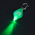 1/10/50/100pc/Mini LED Keychain Light White Red Yellow Green Blue Purple Light Flashlight Portable Emergency Lighting Torch Lamp