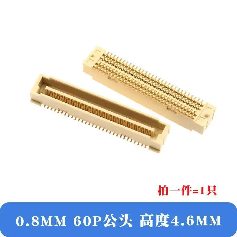 1pcs Board-To-Board Connector BTB Pitch 0.8Mm Dual Row SMD 40P/60/80/100P/120P/140P