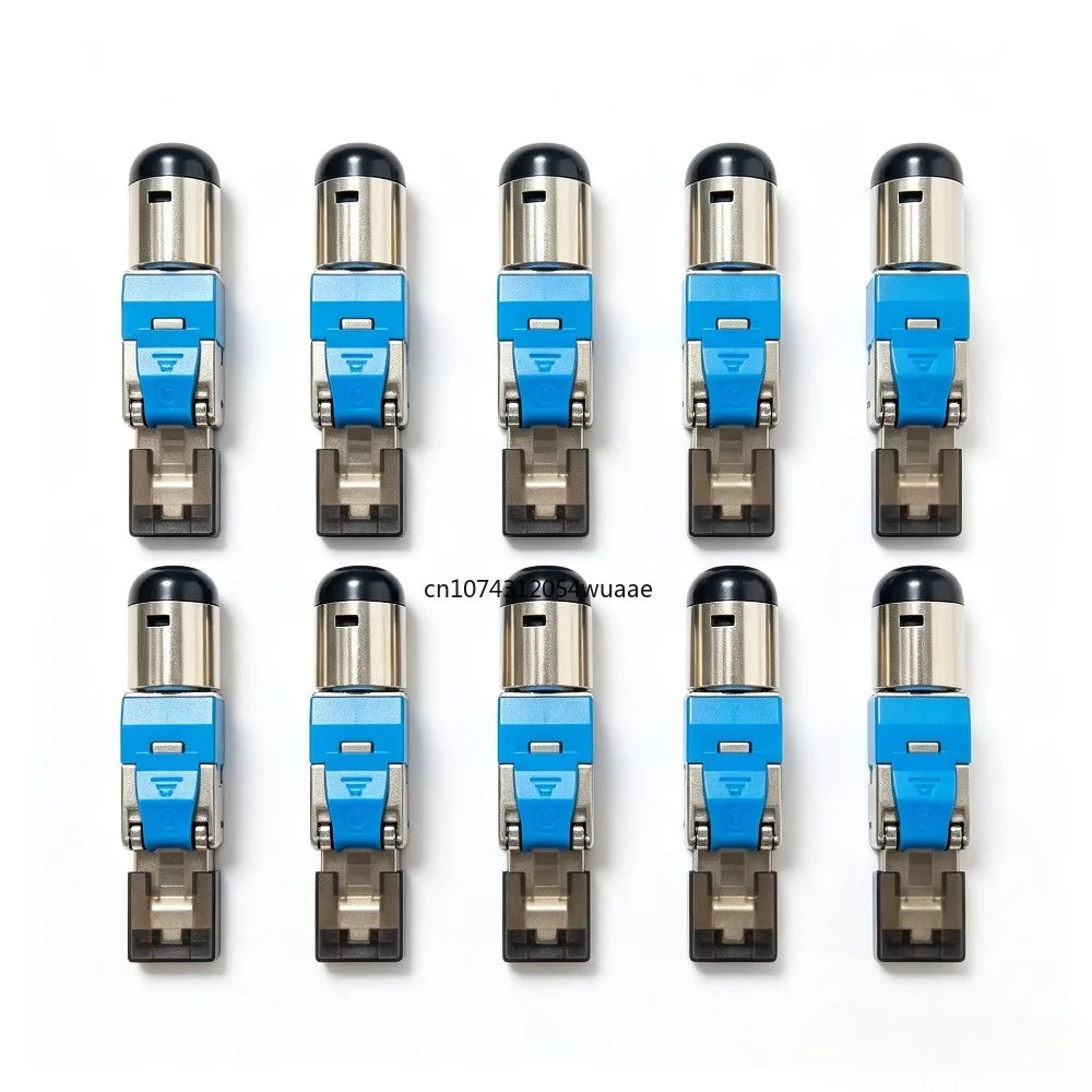 2/6/10Pcs RJ45 CAT6A Cat7 CAT8 Connectors Tool-Free Zinc Alloy Shielded 10G Ethernet Termination Plugs for 23AWG SFTP Cables