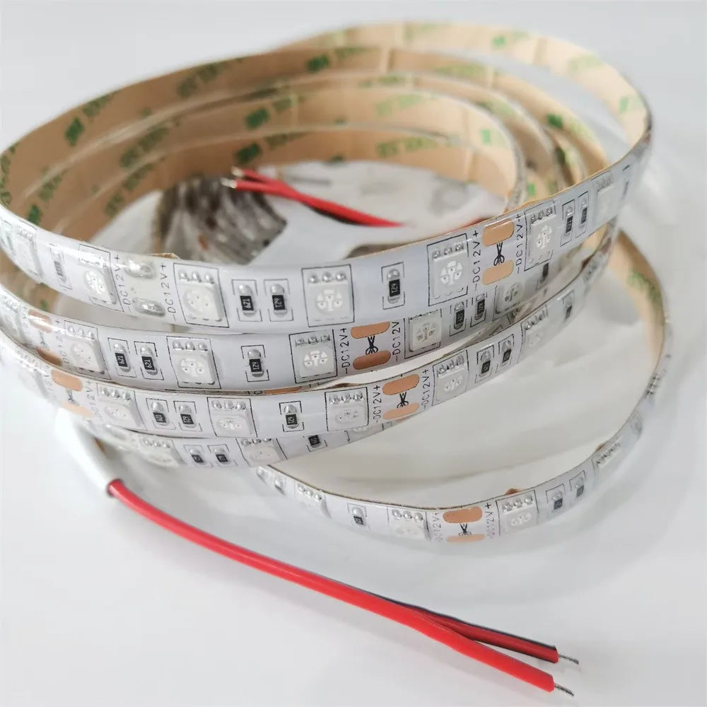 InfraRed 850nm 940nm 60leds/m IR LED Flexible Ribbon Tape Strips Light SMD 5050 2M 5M Emitting Diode DC12V for Security Cameras