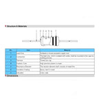 (50pcs) 1/2W Metal Film Resistors 1% 0.5W 470K 47R 560R 56R 6.2K 6.8K 680R Ohm Resistance