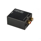 ADC Analog To Digital Audio Converter RCA to Optical Toslink Audio Adapter Analog Digital Fiber Toslink Coaxial Audio Converter