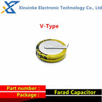 2PCS Super Farad Capacitor 5.5V 0.1F 0.22F 0.33F 0.47F 1.5F 1.0F 4.0F H/V/C-Type Button Capacitance Duple Layer Capacitor