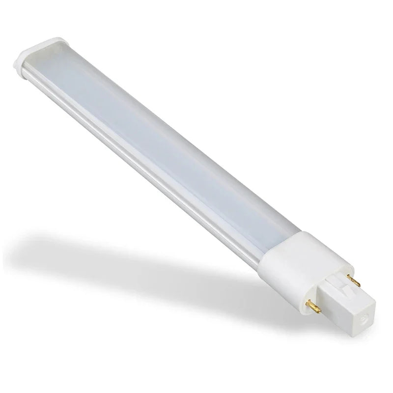 4pcs LED PL G23 GX23 3W4W5W7W Bulb Horizontal Side Plug Ceil CFL PL-S 7W 9W 13W Read Table Desk Lamp Replacement,Remove Ballast