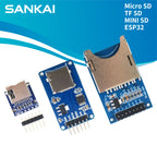 Micro SD TF SD MINI SD Card Reader Module 3.3V 5V SPI Interface with Level Shifter for Arduino ESP32 Raspberry Pi Data Logger
