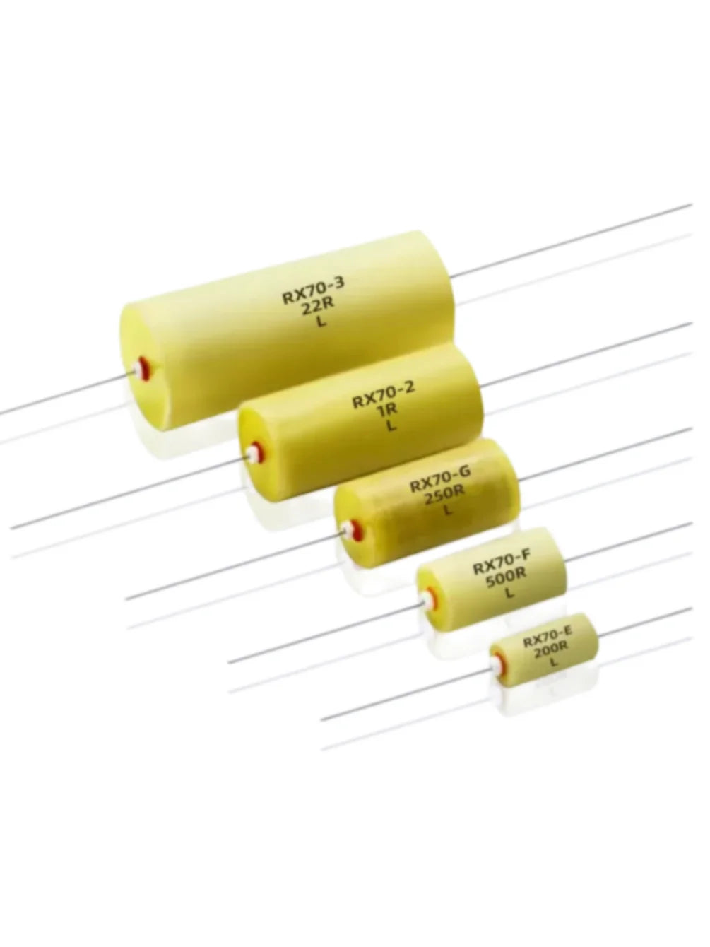 Rx70-E 0.25W 0.5W 1W 2W 3W 1 R - 1M R High-Precision Sampling Wirewound Fixed Resistor
