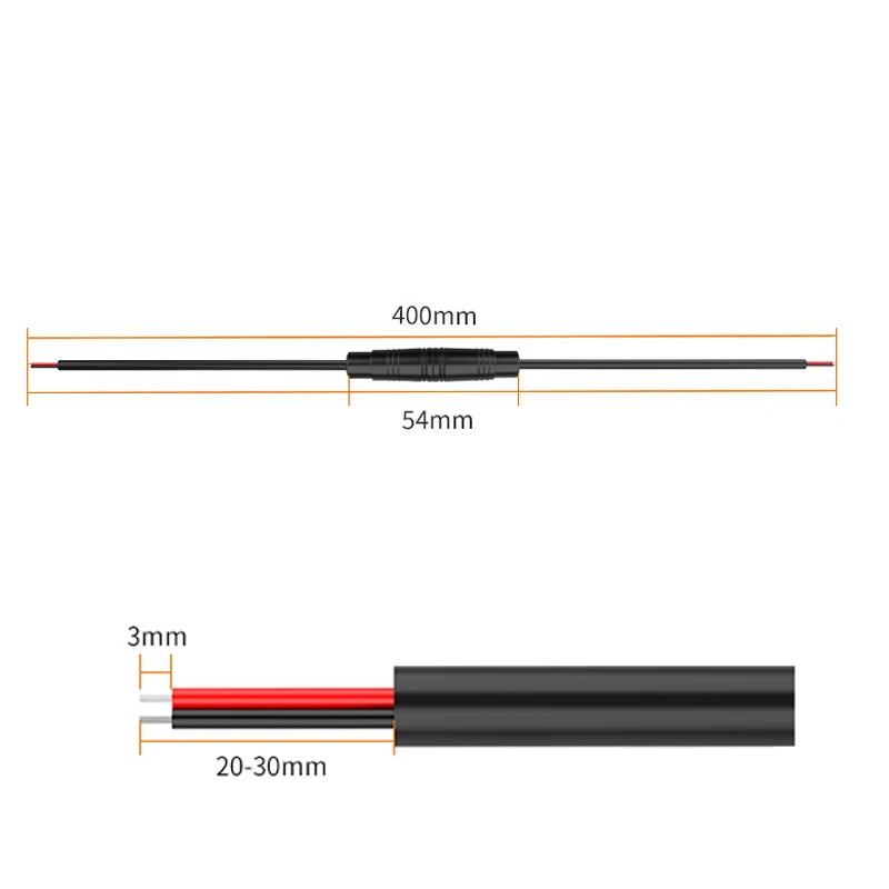 1pair male+female E-bike Line  M8 Signal Speed Sensor Extension Cable 2 3 4 5 6 Pin Electric Bicycle IP65 Waterproof Joint
