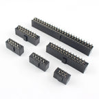 10pcs 2.54mm Pitch Female Header Strip 6/10/14/16/20/26/34/40/50 Pin Dual Straight DIP Polarizing Key Connector 6P 10P 40P 50P
