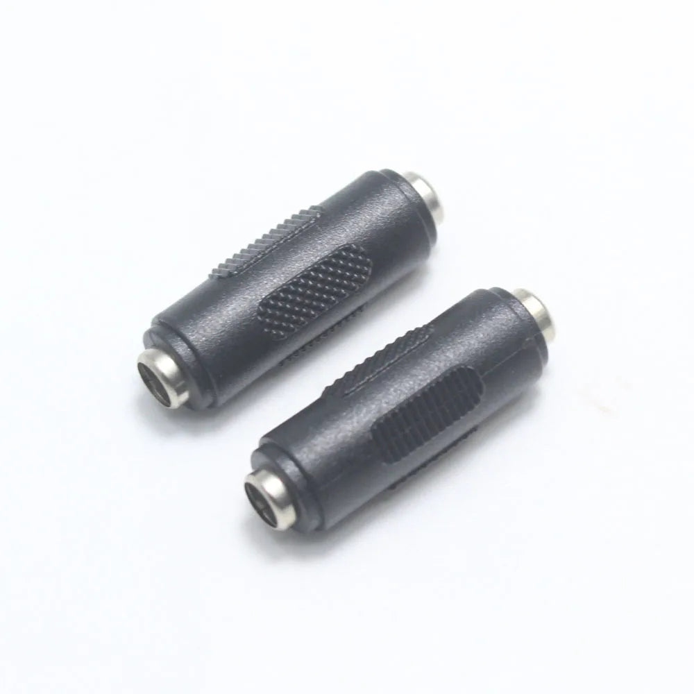 2pcs FF DC Power Supply Adapter Female Head 5.5*2.1 mm Female to Female Straight Through Head DC5521 Extension Interface