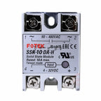 100%New Original For FOTEK single-phase solid-state relay SSR-40AA /10DD/40VA/20DA SSR 10/20/40/50/75 AA/DD/VA/DA HS-50H ES-50K