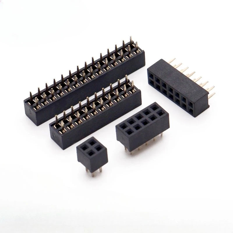 10pcs 2.0mm PH6.35 Straight /Right Angle/SMTFemale Header Double Row 2X2-40P PC2.8 Gold-plate PCB Pin Socket Connector