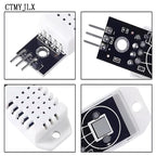 10pcs DHT22 Digital Temperature and Humidity Sensor DHT22 AM2302 Module+PCB With Cable For Arduino Sensors Board DIY Kit