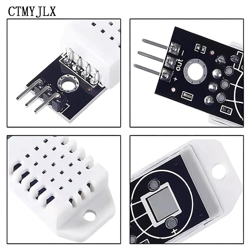10pcs DHT22 Digital Temperature and Humidity Sensor DHT22 AM2302 Module+PCB With Cable For Arduino Sensors Board DIY Kit