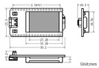 LoRa32 V3 ESP32-S3 LoRa Development Board 0.96 inch OLED SX1262 433-510/863-928MHz Meshtastic For Arduino