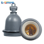 E27 E40 Tee Lamp Holder Dust/Waterproof Porcelain Livestock Veterinary Farm High Temperature Resist Aluminum LED Light Socket