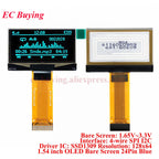 1.54 inch OLED Module 1.54” Display LCD Screen Resolution 12864 128x64 SSD1309 Driver Blue White Yellow 4Pin/7Pin IIC Interface