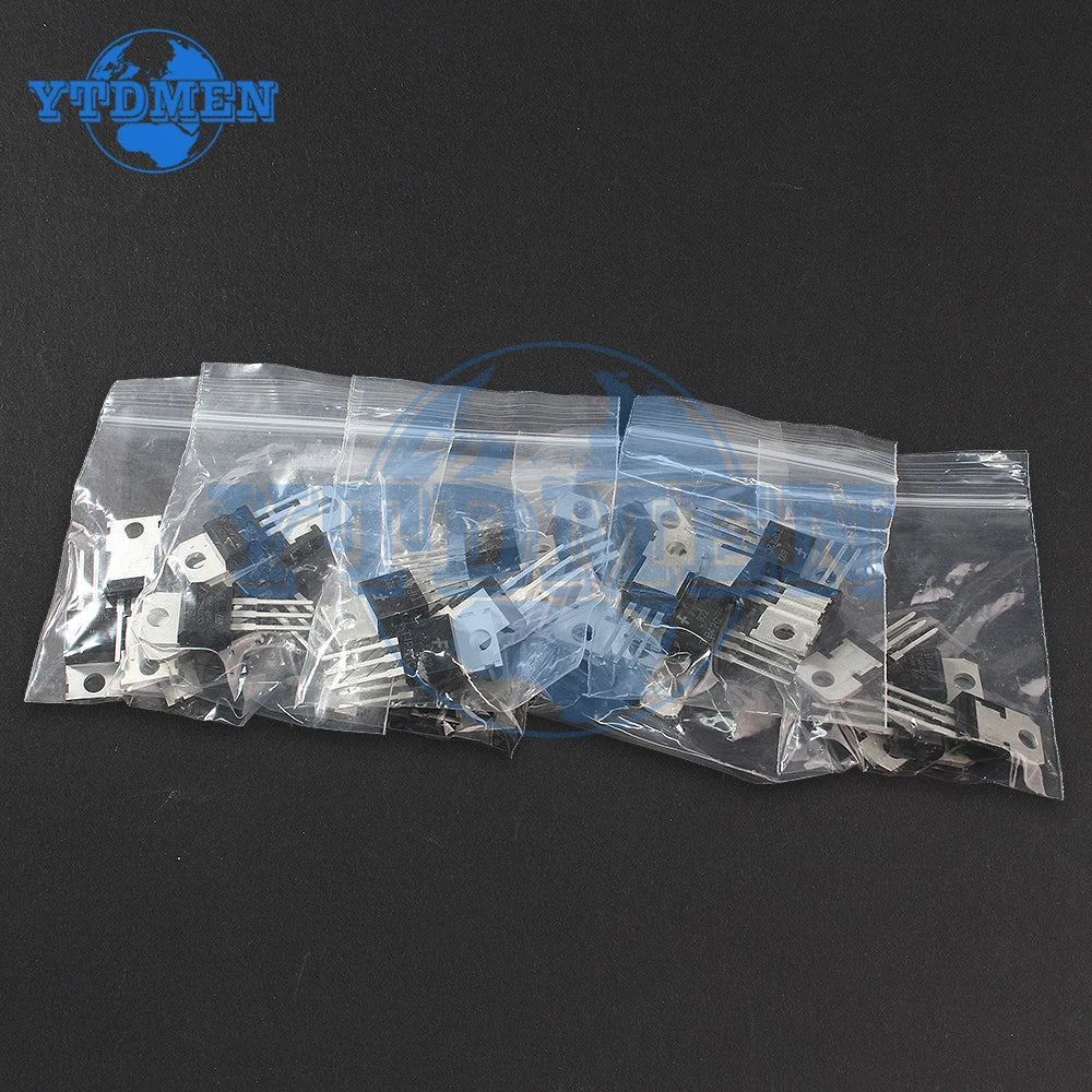 35/70pcs 7values Transistor Kit TIP31C TIP32C TIP41C TIP42C TIP122 TIP127 TIP142 PNP NPN TO-220 Transistors Set