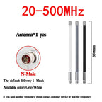 20-500 MHZ Antenna, 100-300 MHZ, 300-500 MHZ Full-Band Fiberglass Antenna, N Male Head OMNI LoRa Module Antenna, Supports Custom