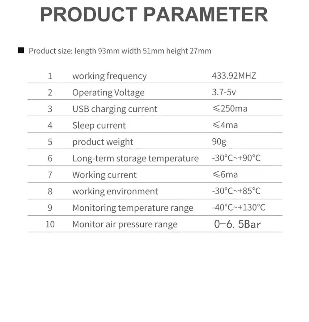 Solar Power TPMS Car Tire Pressure Monitoring System Alarm Tyre Air Pressure Meter Gauge Temperature Warning With 4 Sensors