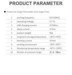 Solar Power TPMS Car Tire Pressure Monitoring System Alarm Tyre Air Pressure Meter Gauge Temperature Warning With 4 Sensors