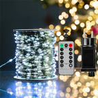1000/500LED Green Wire Led String Fairy Lights US/EU Plug 110V/220V Waterproof LED Christmas Tree Holiday Home Garden Decor Xmas