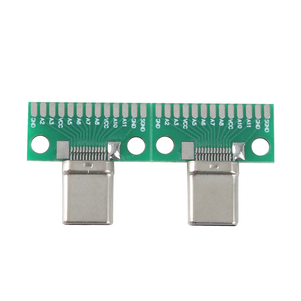 Type-C Test Board USB 3.1 Connector Module PCB Board Male /Female / Male to Female Head Convertor USB3.1 Transfer Adapter Plate