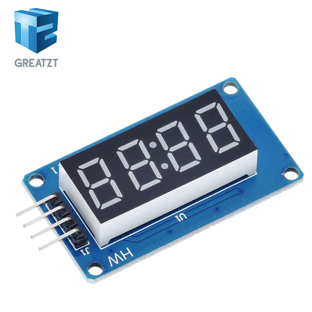 TM1637 LED Display Module For Arduino 7 Segment 4 Bits 0.36Inch Clock RED Anode Digital Tube Four Serial Driver Board Pack