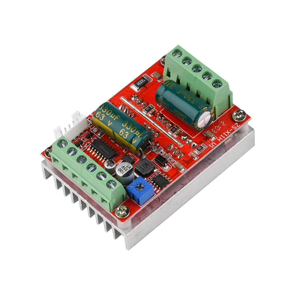 ZS-X11H DC 6-60V 400W Three Phase DC Brushless Motor Controller BLDC PWM Hall Motor Control Driver Board 12V 24V 48V