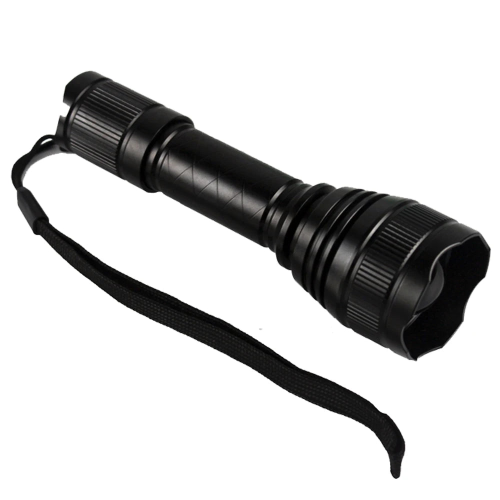 200 Yard T21 IR Flashlight Zoomable Focus 10 Watt 850nm-940nm LED Infrared Radiation Lamp Night Vision Torch Hunting Lantern