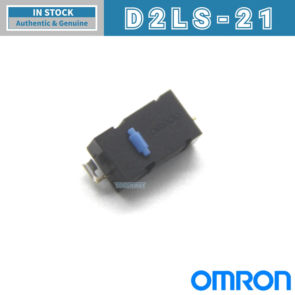 OMRON D2LS-21 D2LS-11 Blue Dot Micro Switch for Gaming Mouse Compatible with MX M905 G903 Authentic