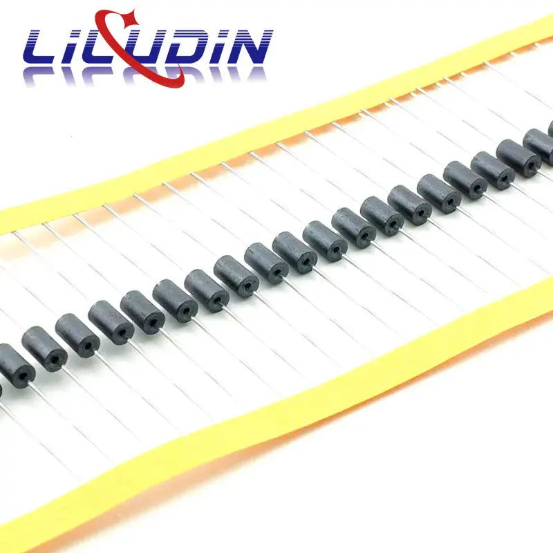 50PCS/LOT Inductor beads 3.5*8*0.8 3.5*9*0.8 AXIAL FERRITE Beads 3.5x8x0.8 3.5x9x0.8/3.5*6*0.8mm Inductance