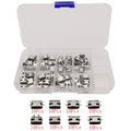 80/100Pcs Type C USB Charging Jack Welding Connectors 2Pin 6Pin 16Pin USB-C Socket For Mobile Phone PCB DIY Repair Kits