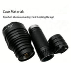 M45 10W High Power Infrared Flashlight, 810nm/850nm/940nm/980nm/1064nm 3-Gear IR Torch Waterproof for Hunting Night Vision