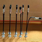 DIY Flexible Magnetic Alligator Clips Kitchen Menu Photo Display Stand Base Holder Note Card Clamps Electric Test Crocodile Clip