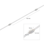 DC24V 1000ct SK6812/WS2811 LED Pebble String Light RGB Addressable Full Color Clear Wire IP65 3D 360 Degree Light-emitting