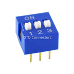 10pcs/lot DIP Switch Slide Type Red 2.54mm Pitch 2 Row DIP Toggle switches Dial switch 1p 2p 3p 4p 5p 6p 8p 7p 10p 12p