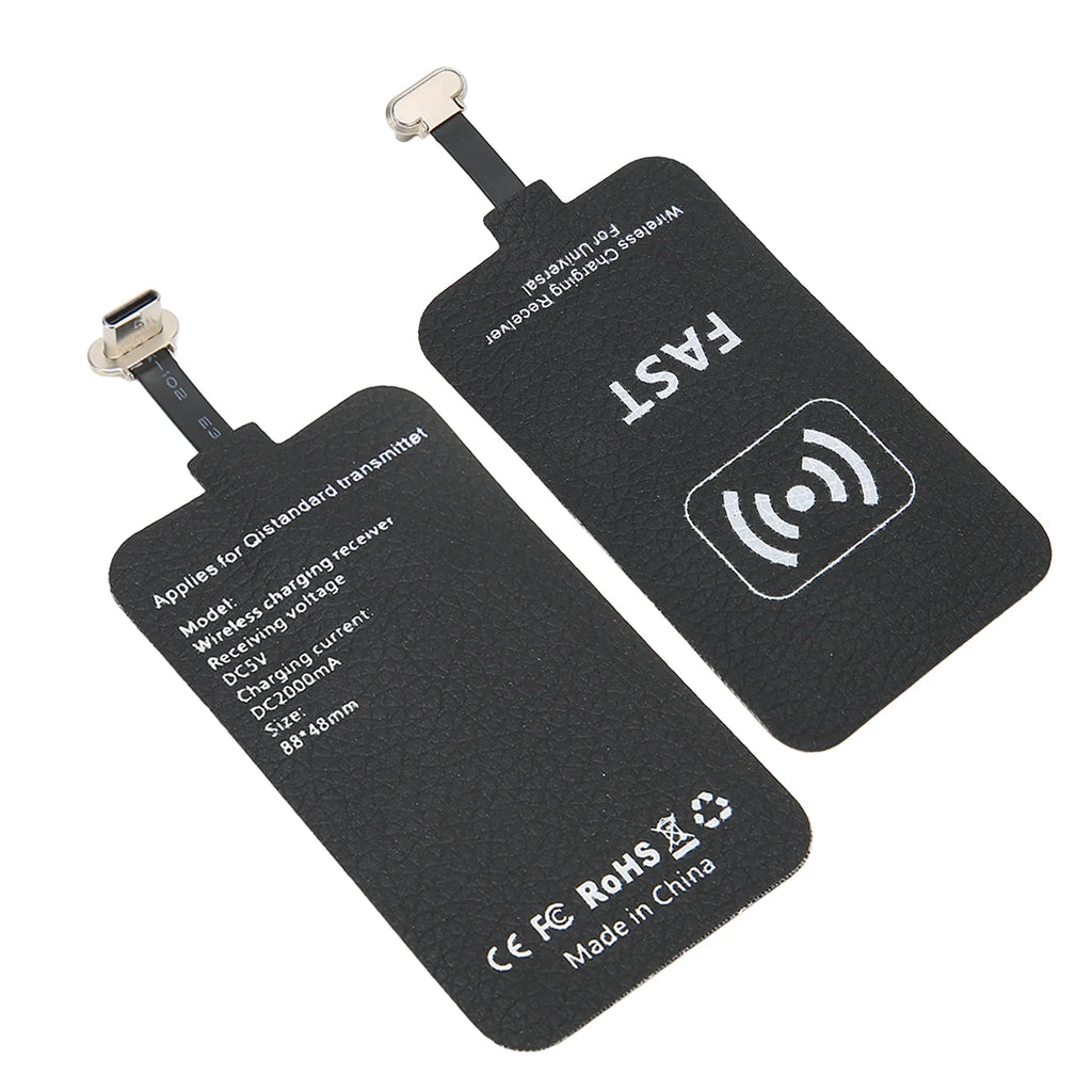 Universal 10W Wireless Charging Receiver Type C Interface Wireless Fast Power Charger Receiver Chip Efficient for Mobile Phones