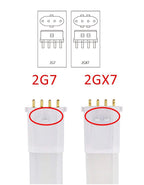 2G7 4W/120mm 6W/152mm 7W/165mm 10W/220mm 4P Table Desk Read Bar Tube Light Indoor Horizontal Plug LED Bulb Replace 15W20W25W CFL