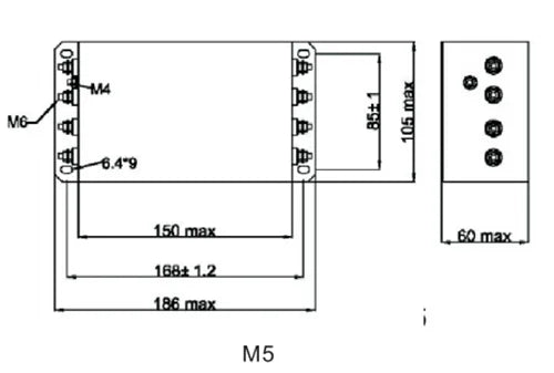 SJS480 Three Phase Four Wire EMI Power Filter 380V AC Input Noise Suppression Component for Inverter Servo Motor Equipment
