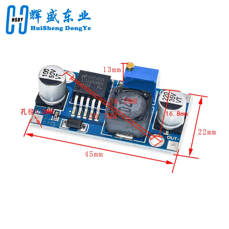 1-10PCS LM2596 DC to DC Buck Converter Voltage Regulator 3.2V-46V to 1.25V-35V Buck Converter Power Supply Step Down Module