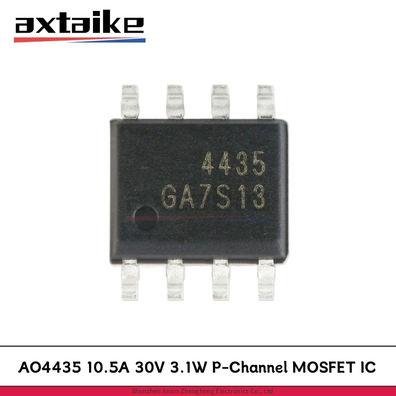 10PCS AO4435 4435 SOP-8 SI4435 FDS4435 SMD 10.5A 30V 3.1W P-Channel MOSFET IC SI4435DDY NCE4435 WSP4435A AP4435 CEM4435 4435A