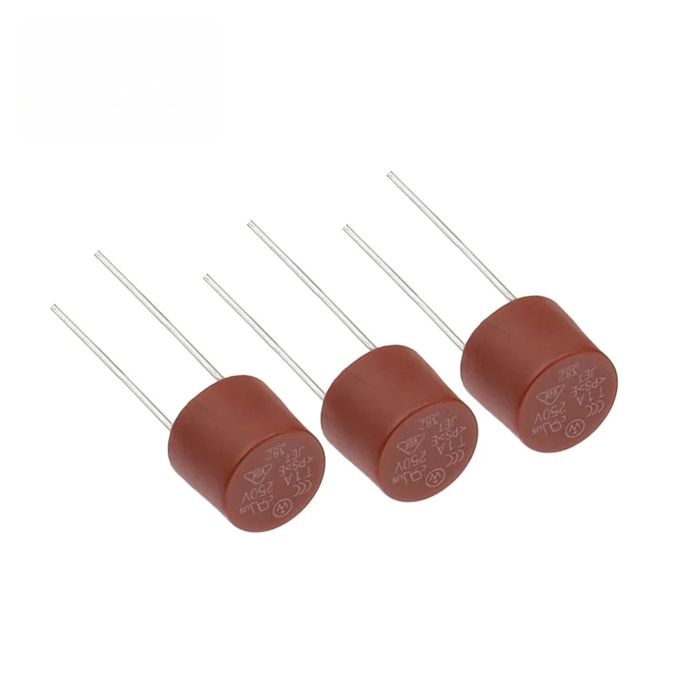 10/50PCS Round Fuse Slow Blow 500mA 1A 2A 2.5A 3.15A 4A 5A 6.3A 8A 10A 250V 382 Plastic T2A LCD TV Power Board