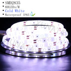 12V 24V 2835 LED Strip 5m 10m 15m 20m Tape Light Ribbon 60/120/240/480 LED Natural White / Warm White / Cold White Home Decor