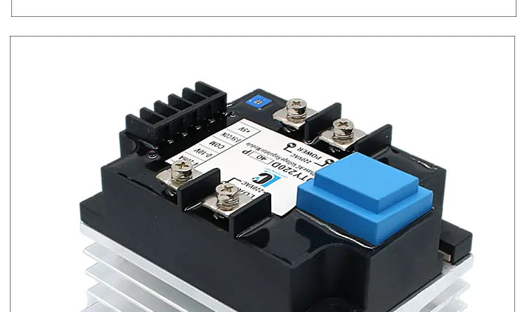 LCTC SSR 0-10V 4-20MA 0-5V Potentiometer Control Single Phase AC Voltage Regulator Relay With Heat Sink DTY Module 220V 380V