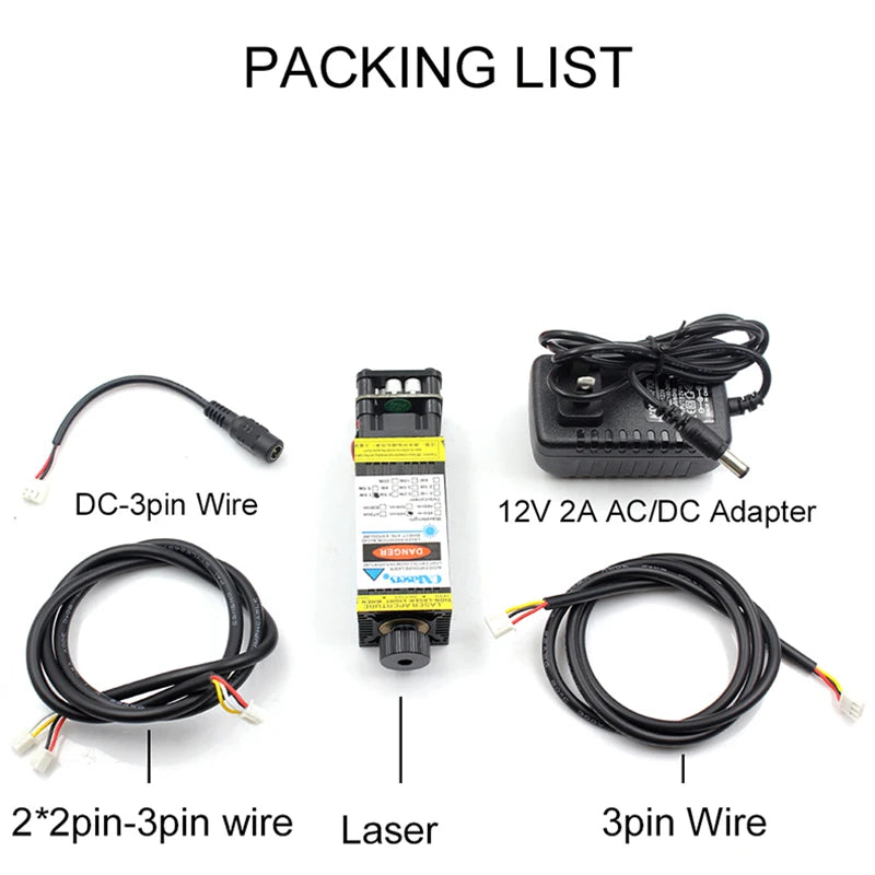 OXLasers 808nm Laser Module 500mW IR Laser TTL Focusable 12V 1W Infrared 850nm Laser with PWM Diode Lab Laser Device High Power