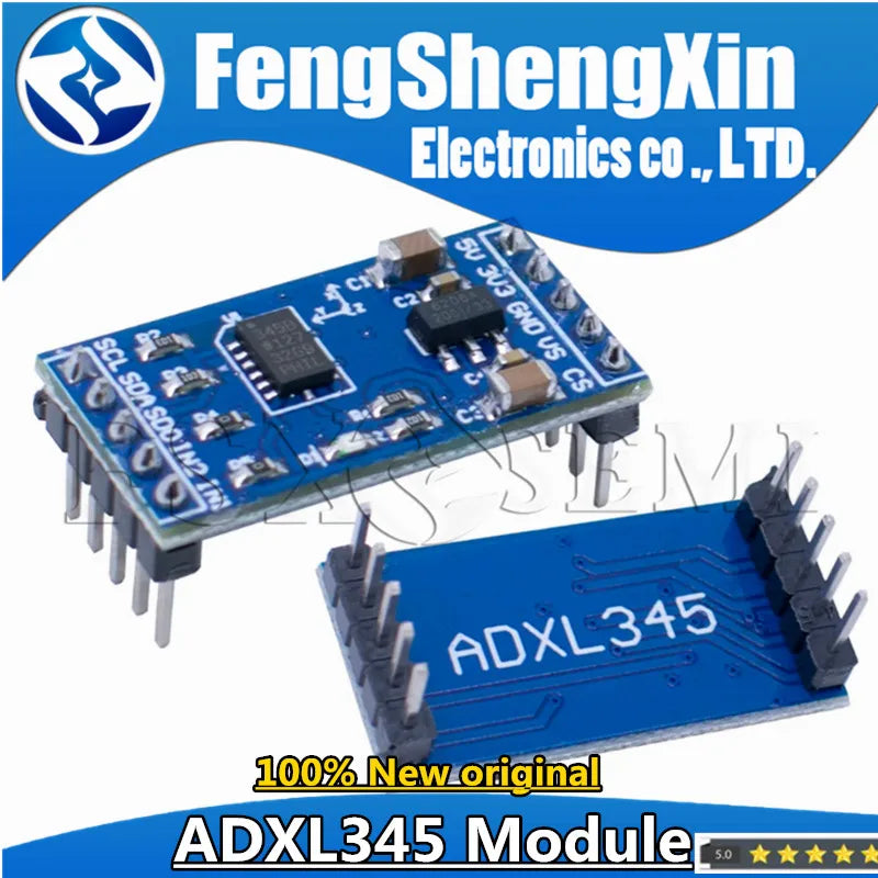 ADXL345 chip tilt Angle digital three-axis force acceleration tilt Angle sensor module IIC SPI